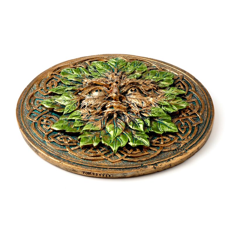 Green Man Round -Weihrauchhalter