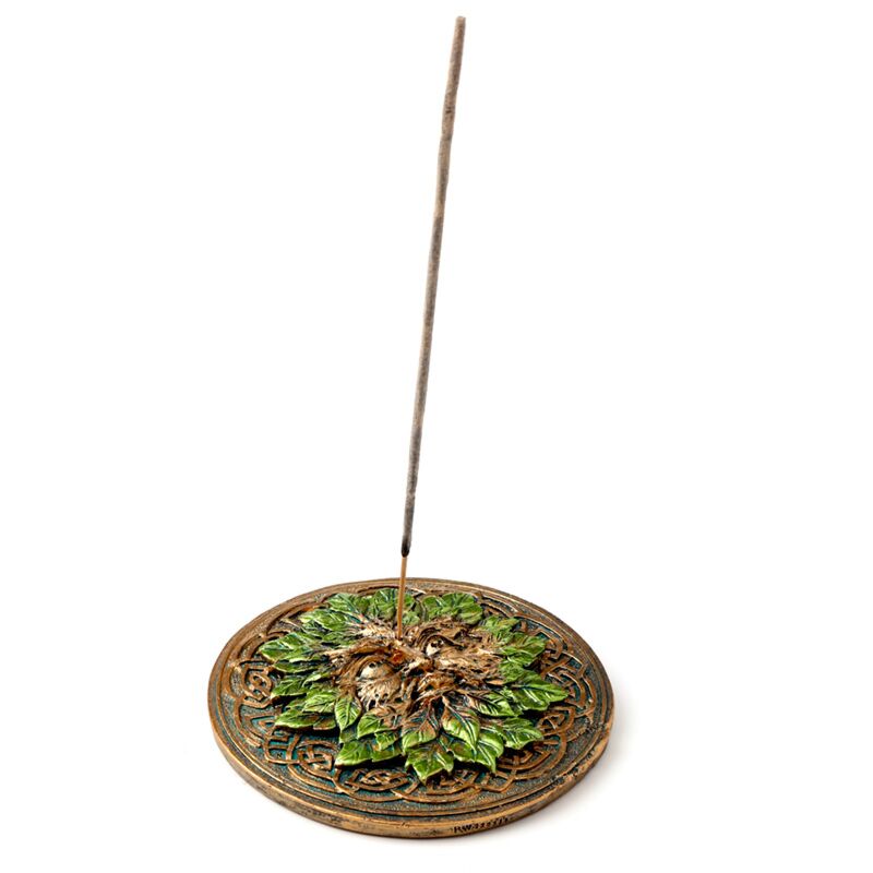 Green Man Round -Weihrauchhalter