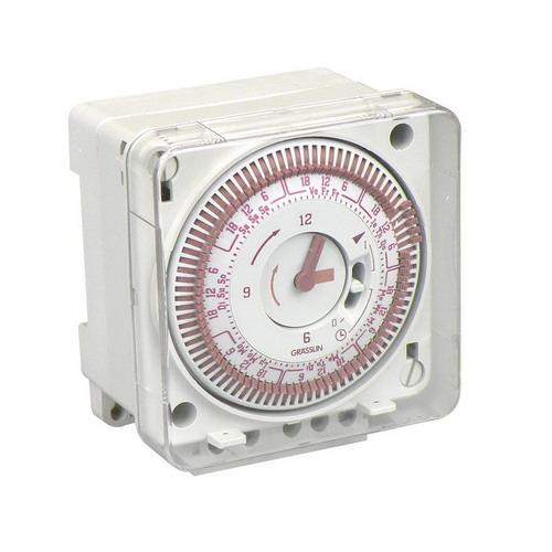 Grasslin Zeitschaltuhr analog 1-Kanal 7x24 Stunden Taktik 171,1 (h)