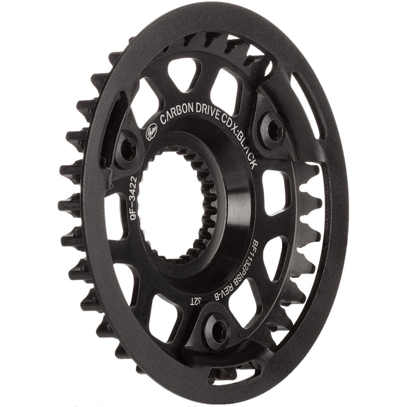 Gates Gear CDX 32T Flossenlinie Schwarz