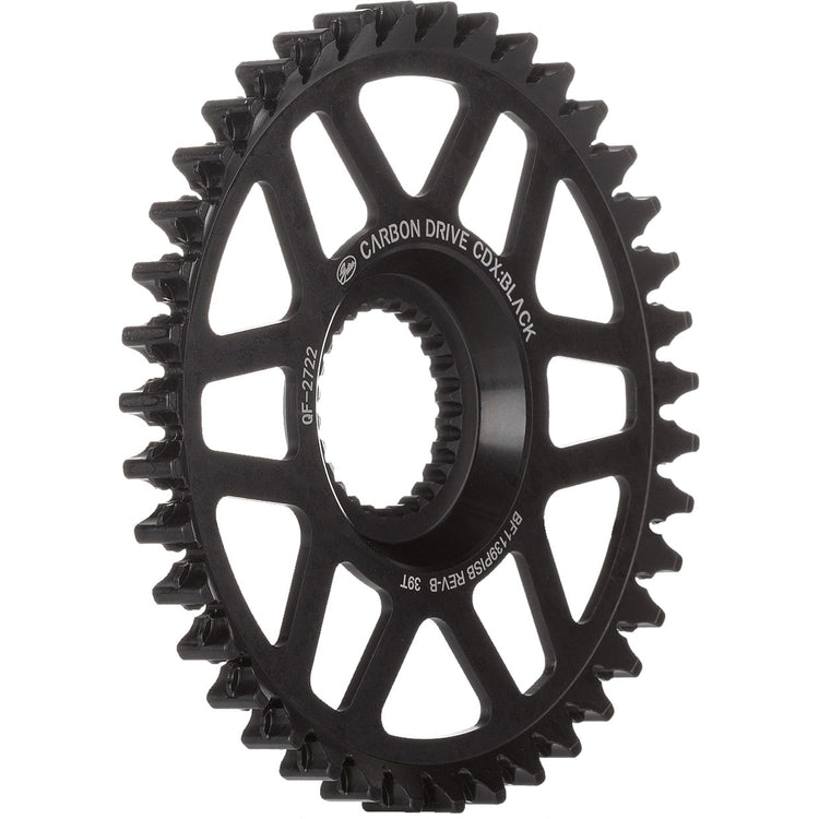 Gates Gear CDX 39T Flossenlinie Ritzelchromolie schwarz
