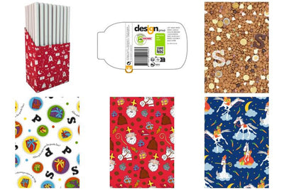 Hoomark Sinterklaas-Papier 200 x 70 pro lose Rolle