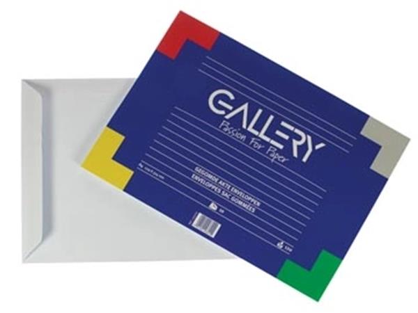 Galerieumschläge ft 229 x 324 mm, gummiert, innen (10 Stück)