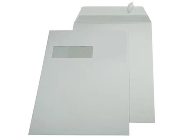 Galerieumschläge ft 229 x 324 mm, Fenster links (250 Stück)