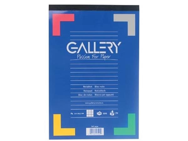 Gallery-Schreibblock, ft A4, kariert 5 mm (100 Blatt)