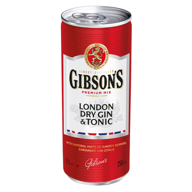 Gibson's Gin Tonic Dose (24x 250ml)