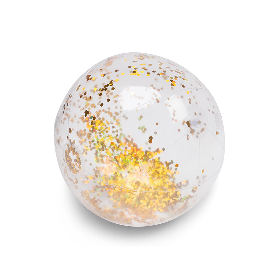 Glitzer | Goude transparente Strandball Ø 51 cm