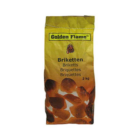 Goldflammenbriketts (8x 2kg)