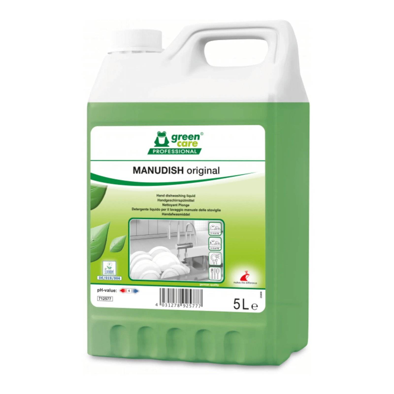 Green Care Professional Green Care Manudish Original (1x5 Liter)