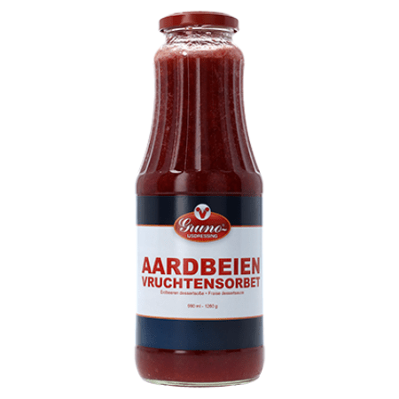 Gruno Fruchtsorbet Erdbeere (1 Liter)