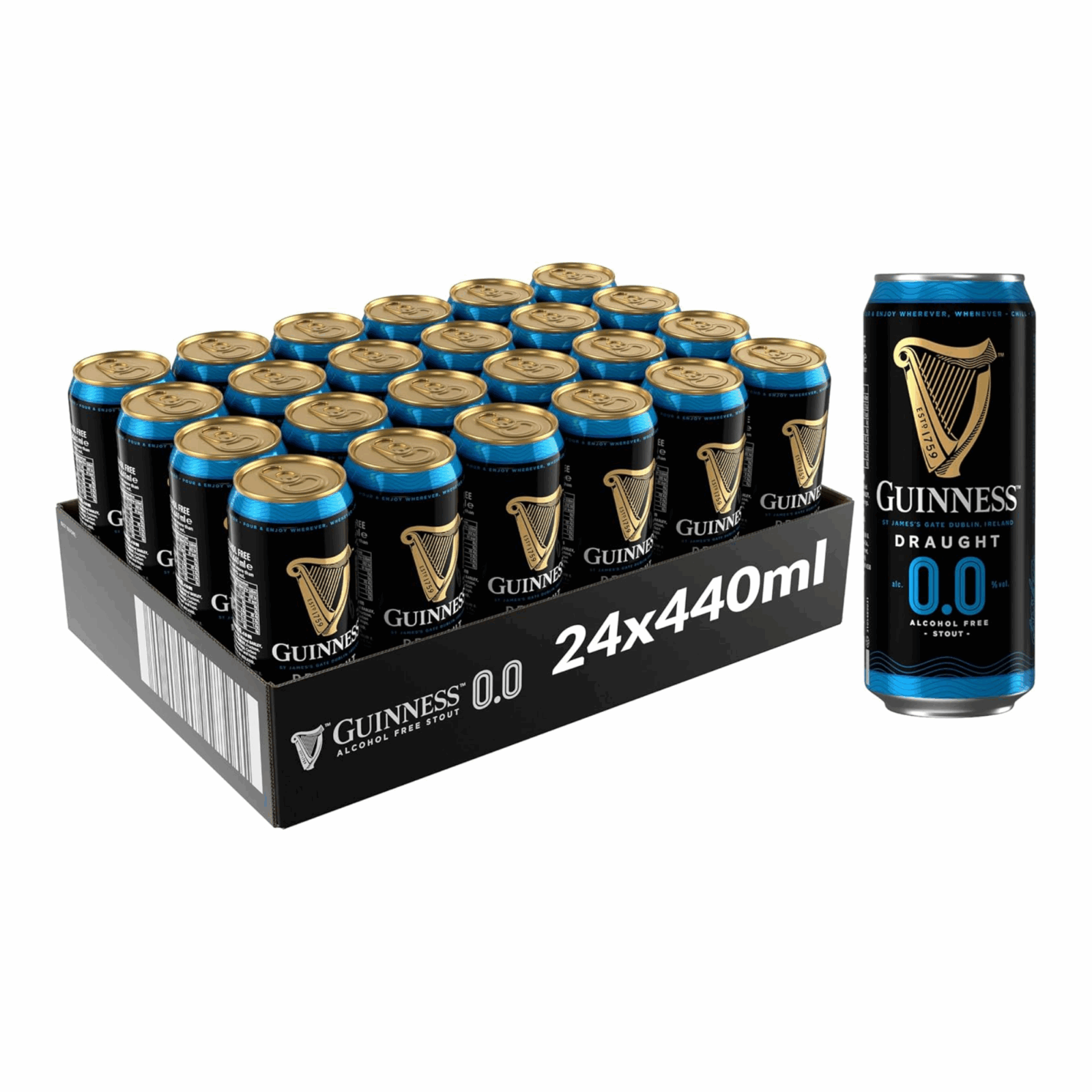 Guinness 0,0% cdg Dose (24x 44 cl)