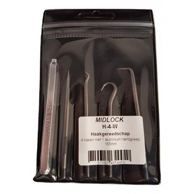 Midlock-Hakenwerkzeug 4-teilig
