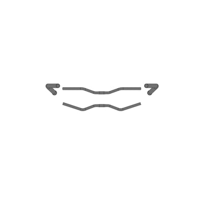 Ergotec Lenkung M-Bar M 25.4 Mas-NB Schwarz
