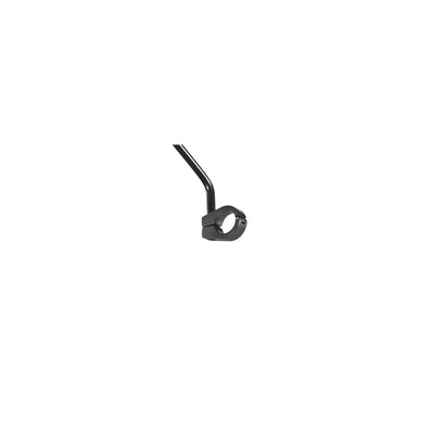 Ergotec Mirror M-88L langer Arm 111 x 52 mm Aluminium schwarz sandgestrahlt