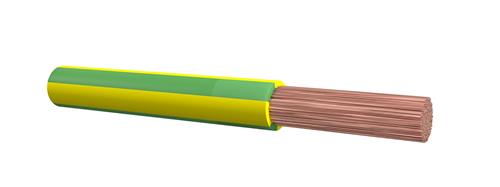 Dynamisches KFZ-Kabel 6mm² gelbgrün (100m) p.p. mtr