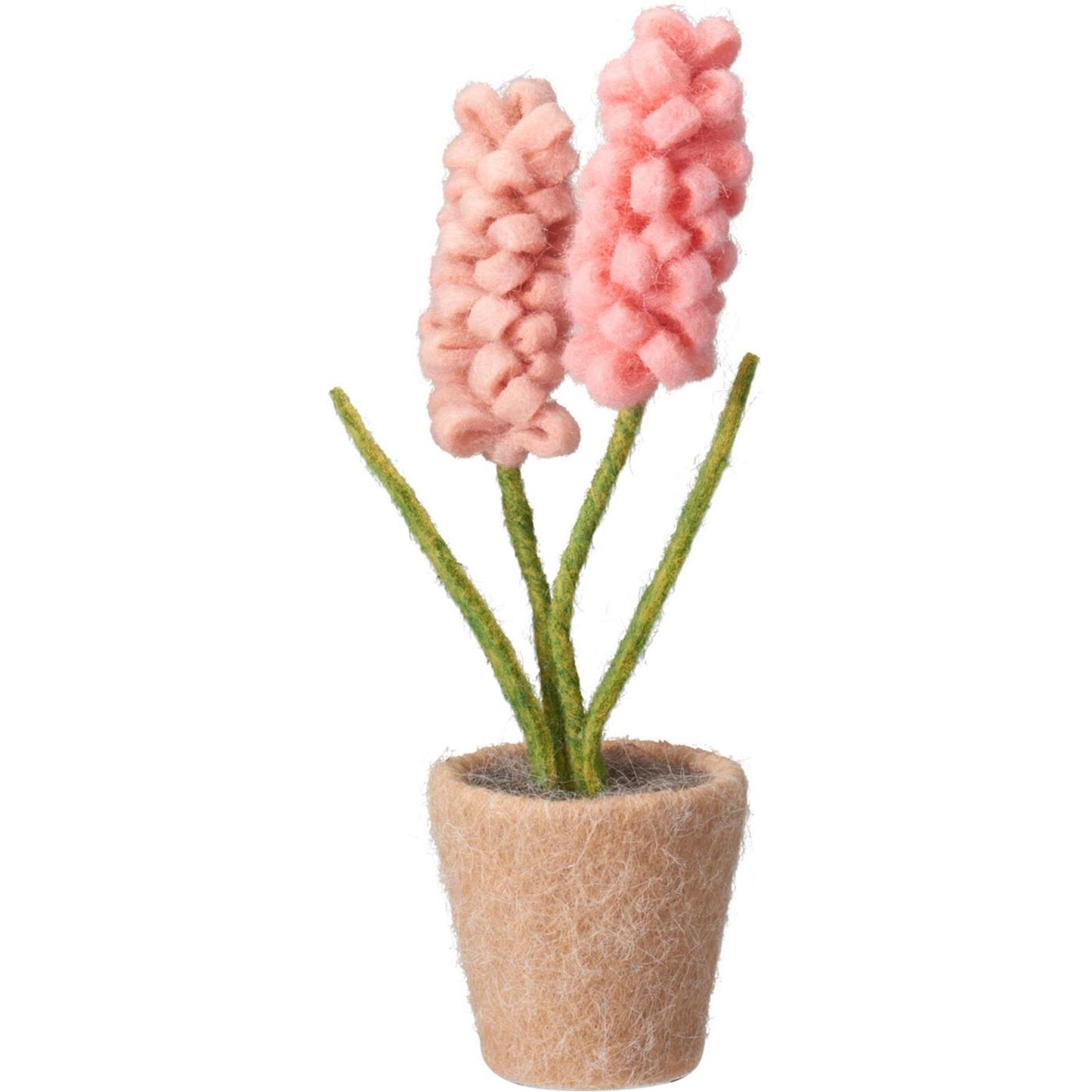 Home-Styling-Hyazinthe aus Filz im Topf 21 cm