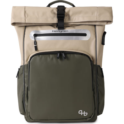 Hedgren Hedgren PUSE BIKE Hub Rucksack 23.9l Beige Olive