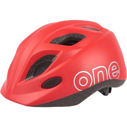Kinderhelm xs 46-53cm Bobike One Plus Mattrot