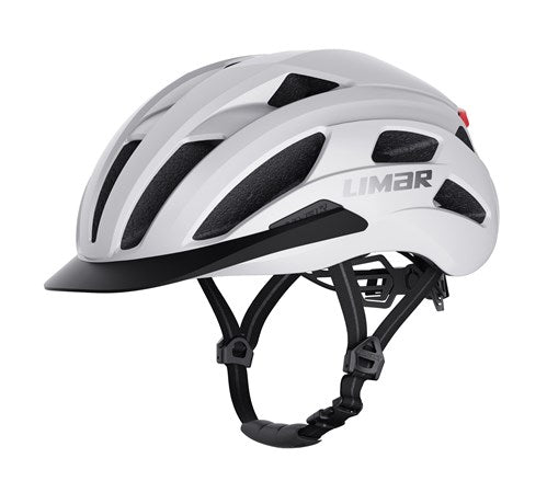 Helm Limar Torino L 57-61 Matt White mit LED