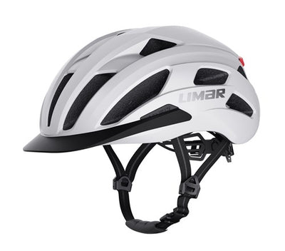 Helm Limar Torino L 57-61 Matt White mit LED