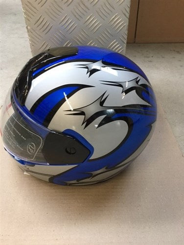 LP Integraalhelm XL 61 cm Race Blue Silber