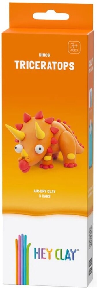 Hey-Clay Triceratops 3 Dosen Modelliermasse
