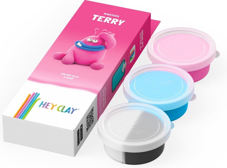 Hey-Clay Terry 3 Dosen Modelliermasse