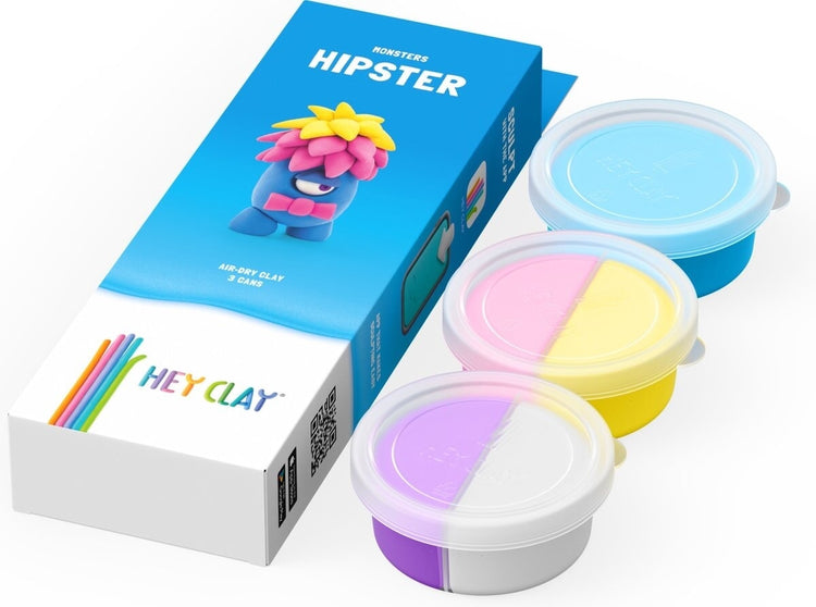 Hey-Clay Hipster 3 Dosen Modelliermasse
