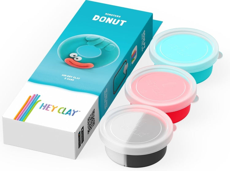 Hey-Clay Donuts 3 Dosen Modelliermasse