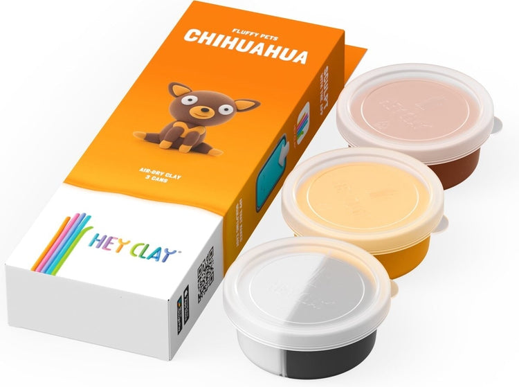 Hey-Clay Fluffy Pets Chihuahua-Modelliermasse