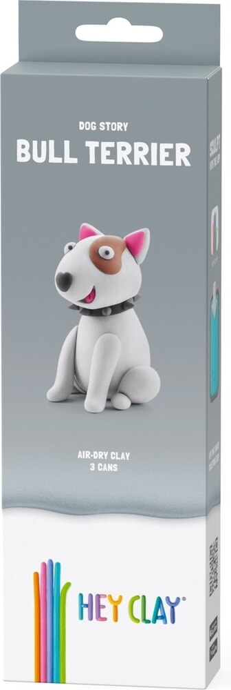 Hey-Clay Bullterrier 3 Dosen Modelliermasse