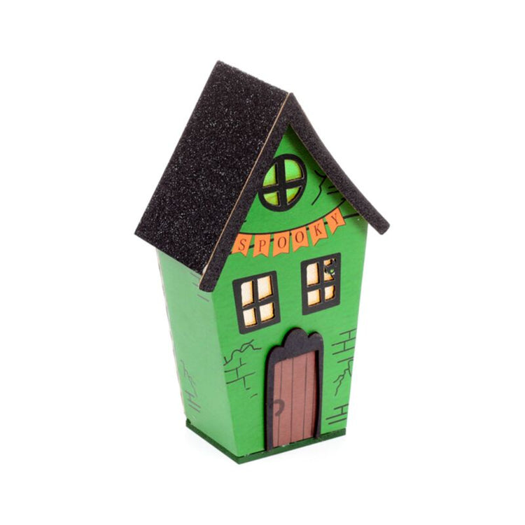 Große gruselige Haus Halloween führte Dekoration