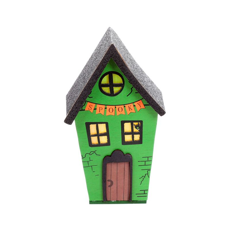 Große gruselige Haus Halloween führte Dekoration