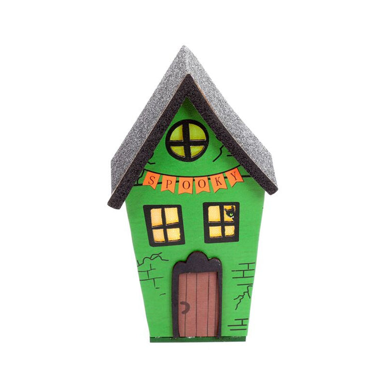 Große gruselige Haus Halloween führte Dekoration