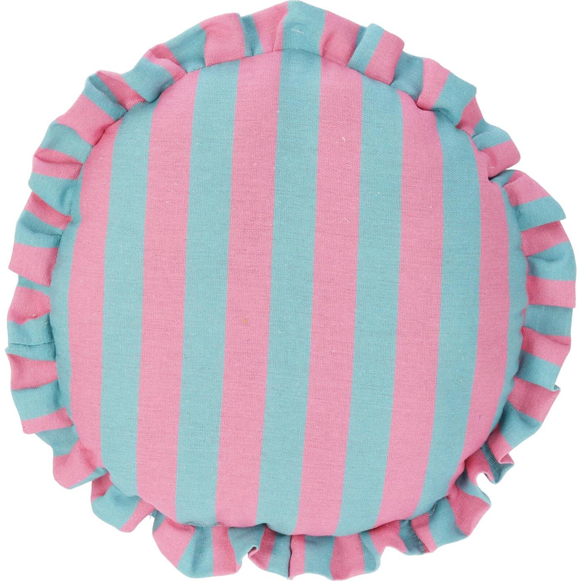 Home Styling Kissen rund gestreift ø42cm