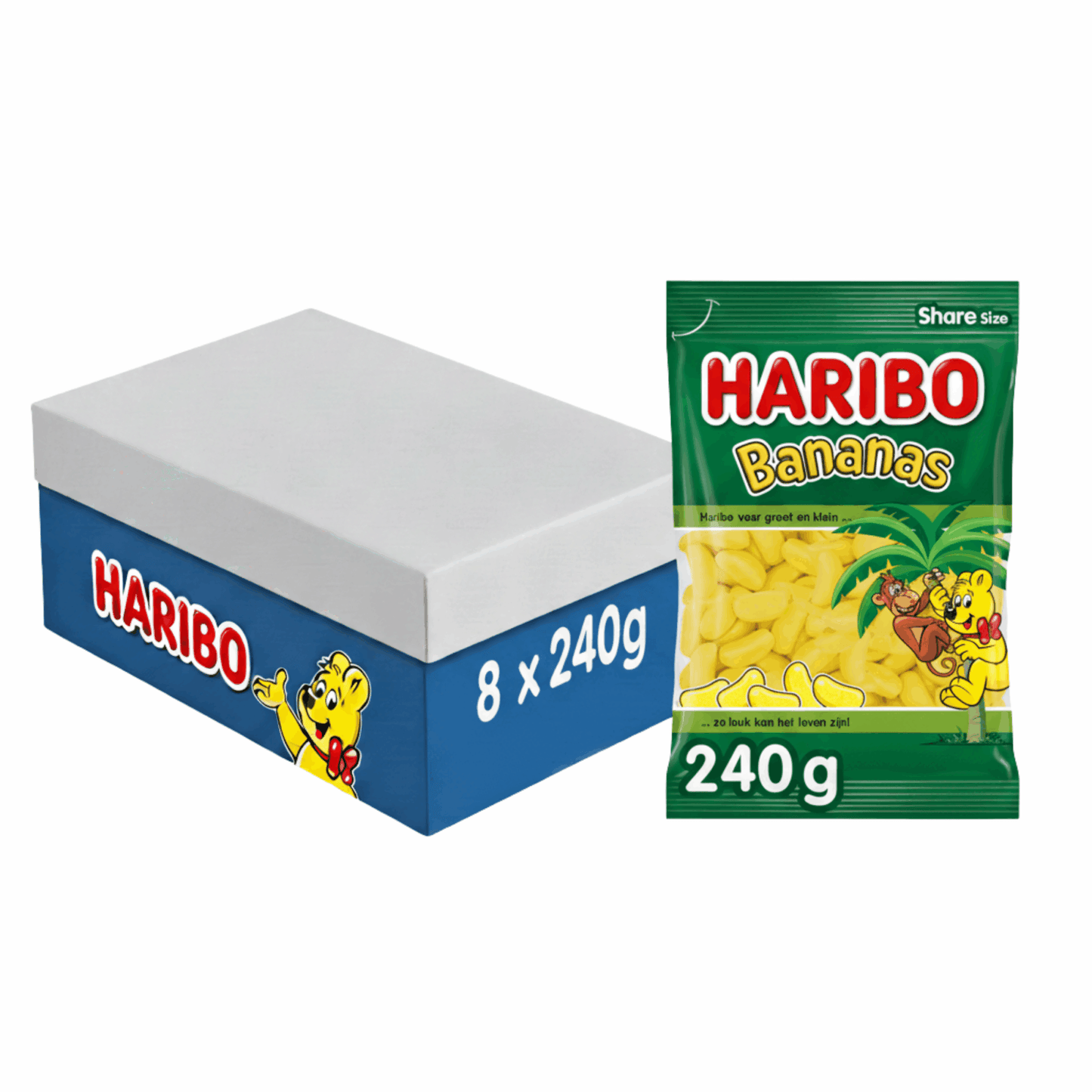 Haribo Bananenbeutel (8x 240gr)