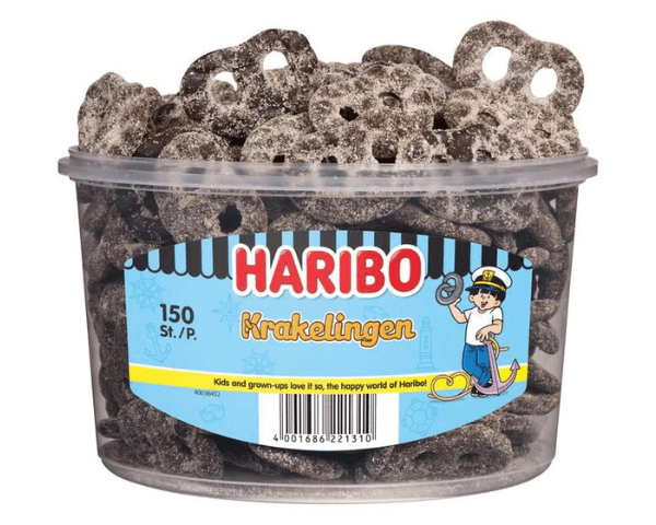 Haribo Lakritzbrezeln (150 Stück) (Kopie)