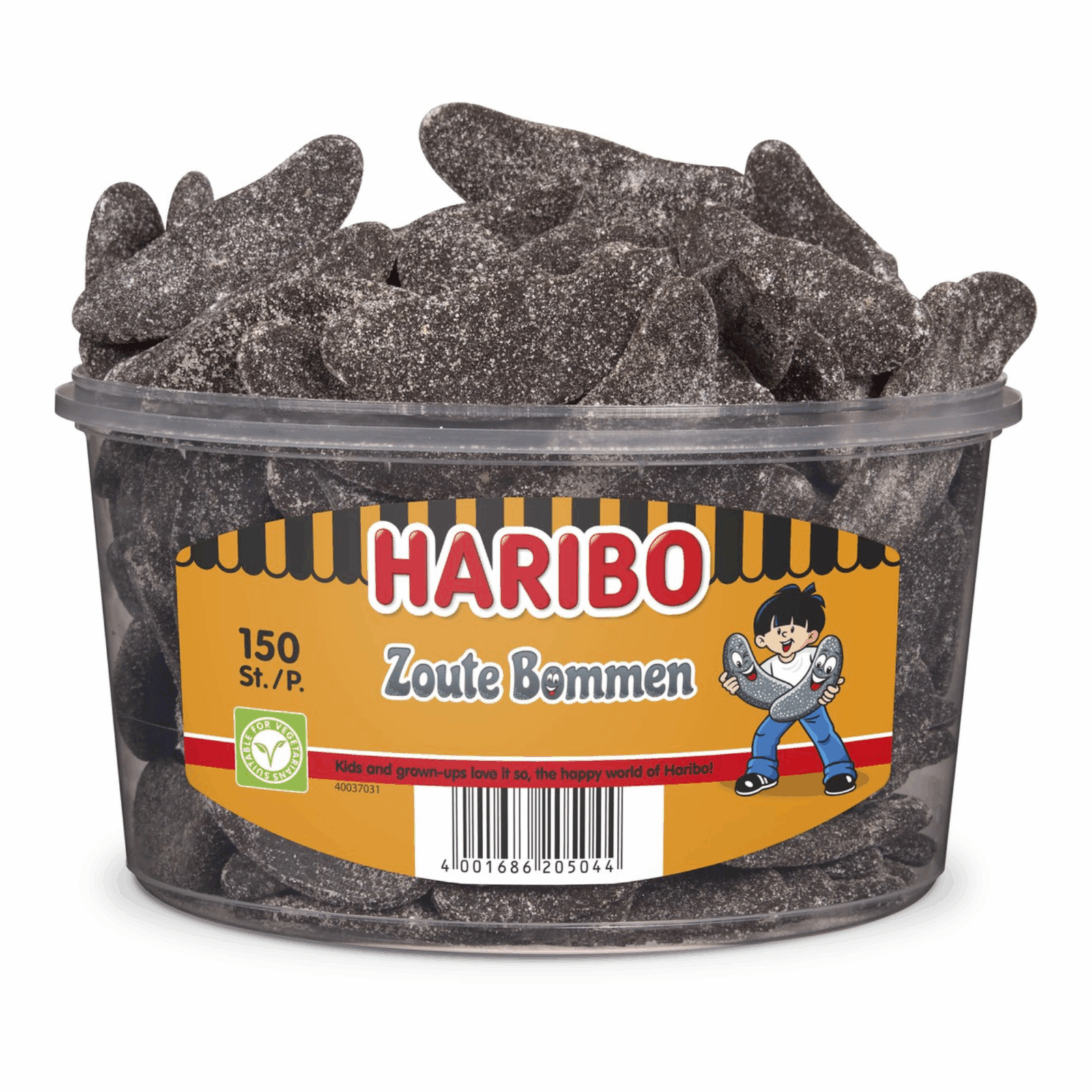Haribo Lakritz-Salzbomben (150 Stück)