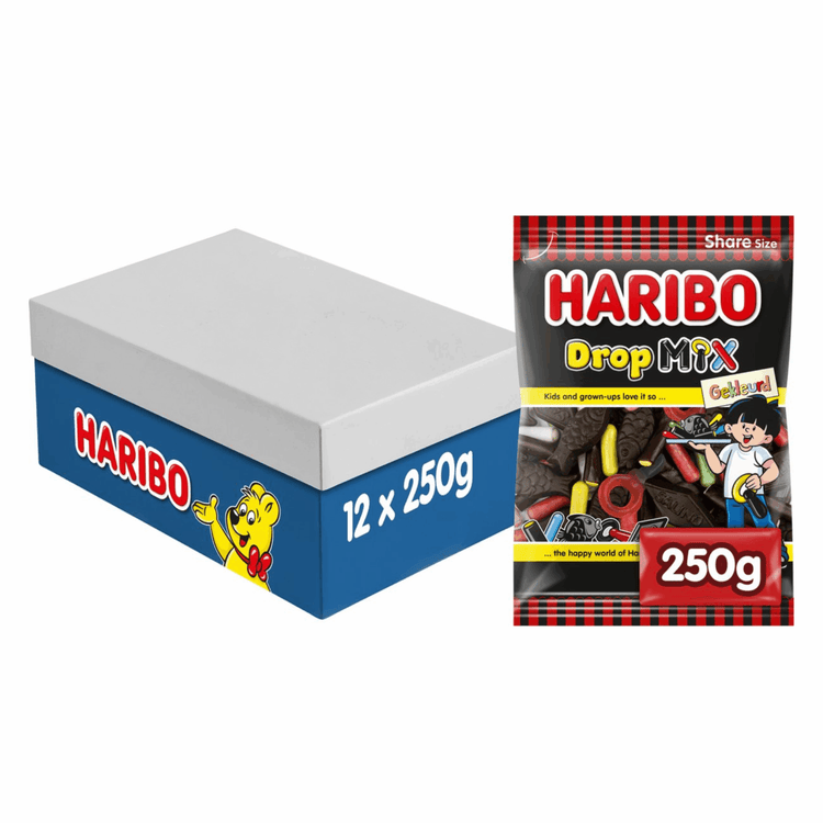 Haribo farbige Lakritzmischung (12x 250gr)