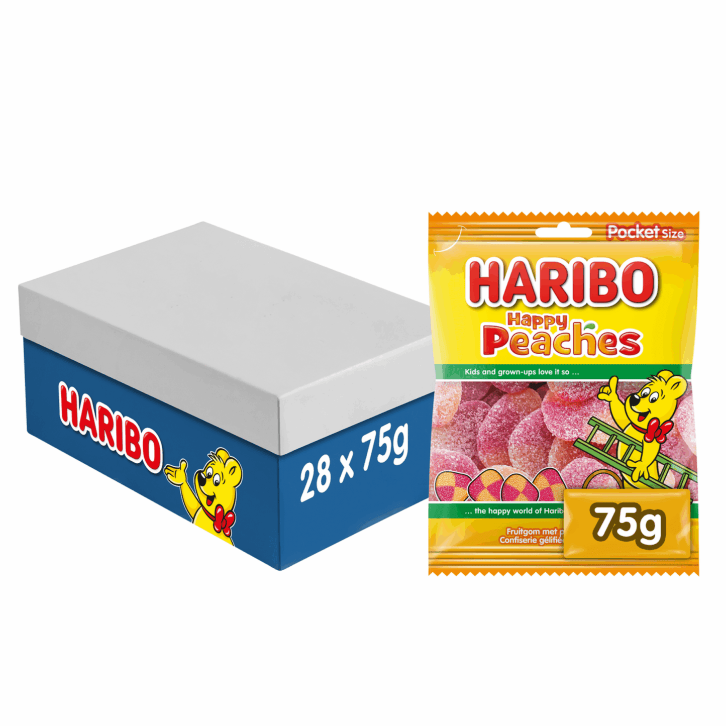 Haribo Pfirsichbeutel (28x 75gr)