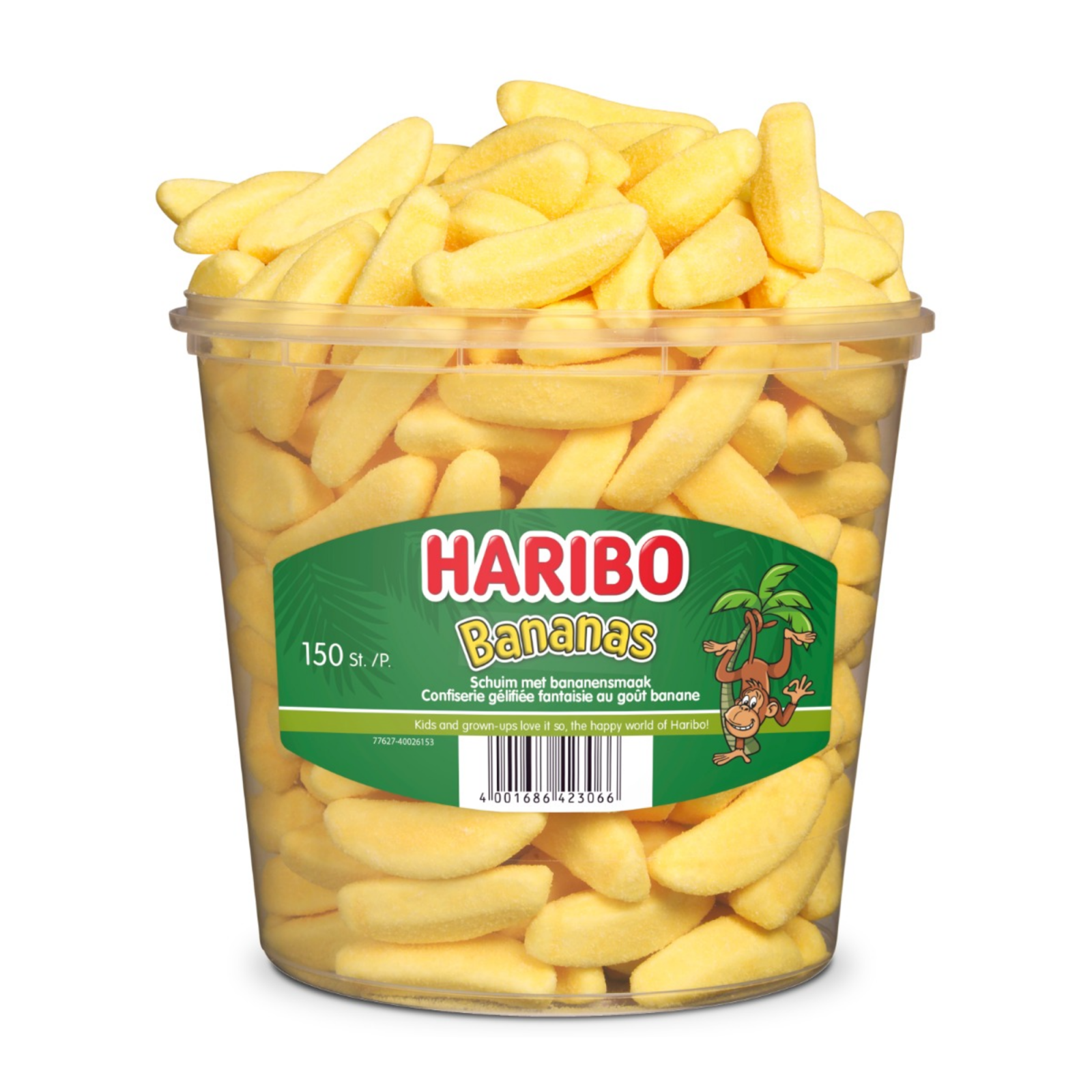 Haribo Schaumbananen gezuckert (150 Stück)