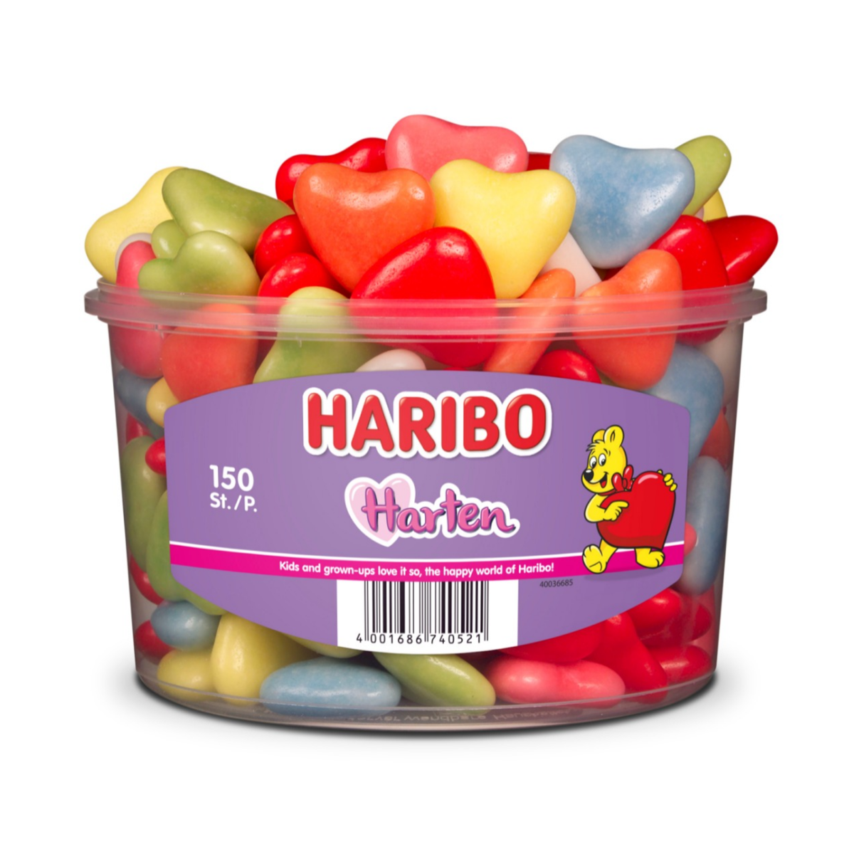 Haribo Schaumstoffherzen (150 Stück) (Kopie)