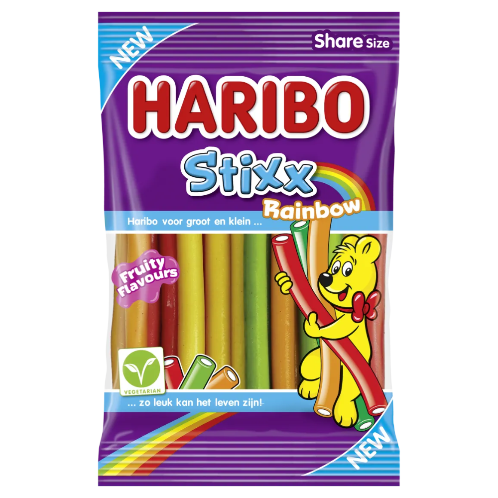 Haribo stixx Regenbogen 160gr. a18