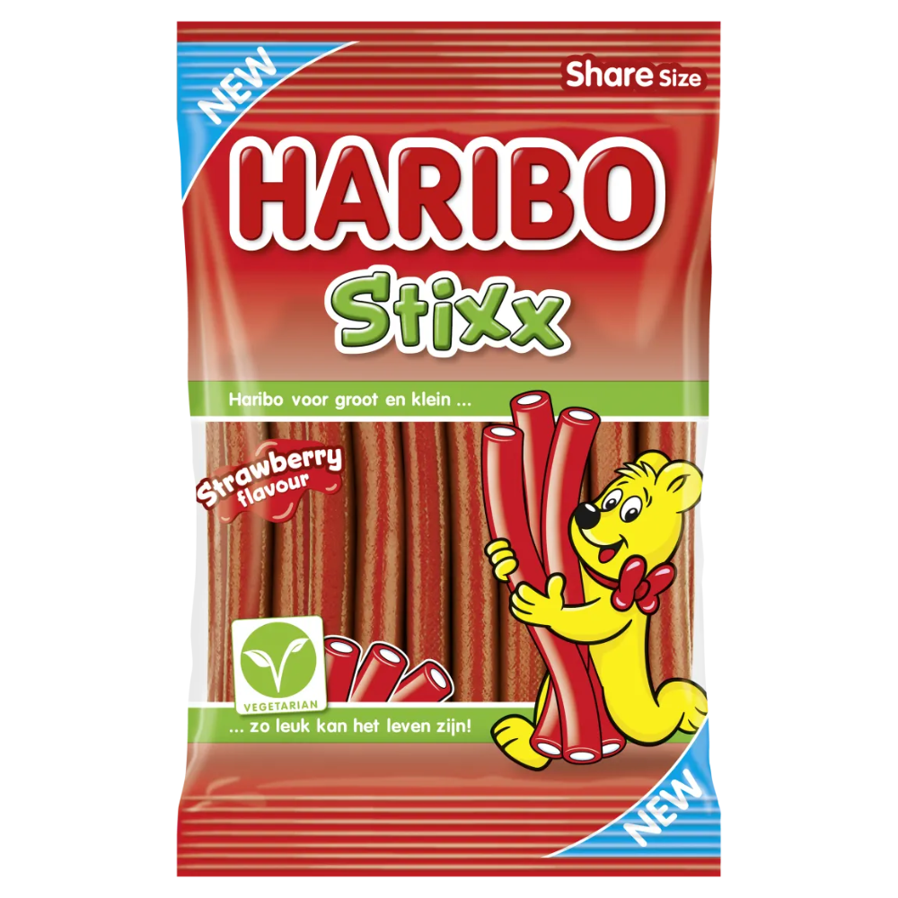 Haribo stixx Erdbeere 160gr. a18