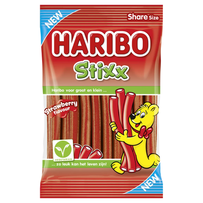 Haribo stixx Erdbeere 160gr. a18