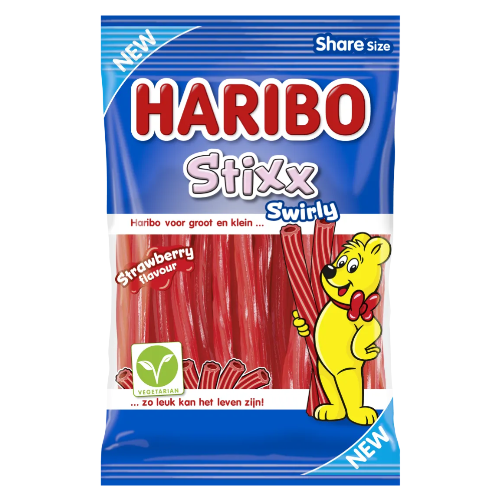 Haribo stixx swirly 160gr. a18