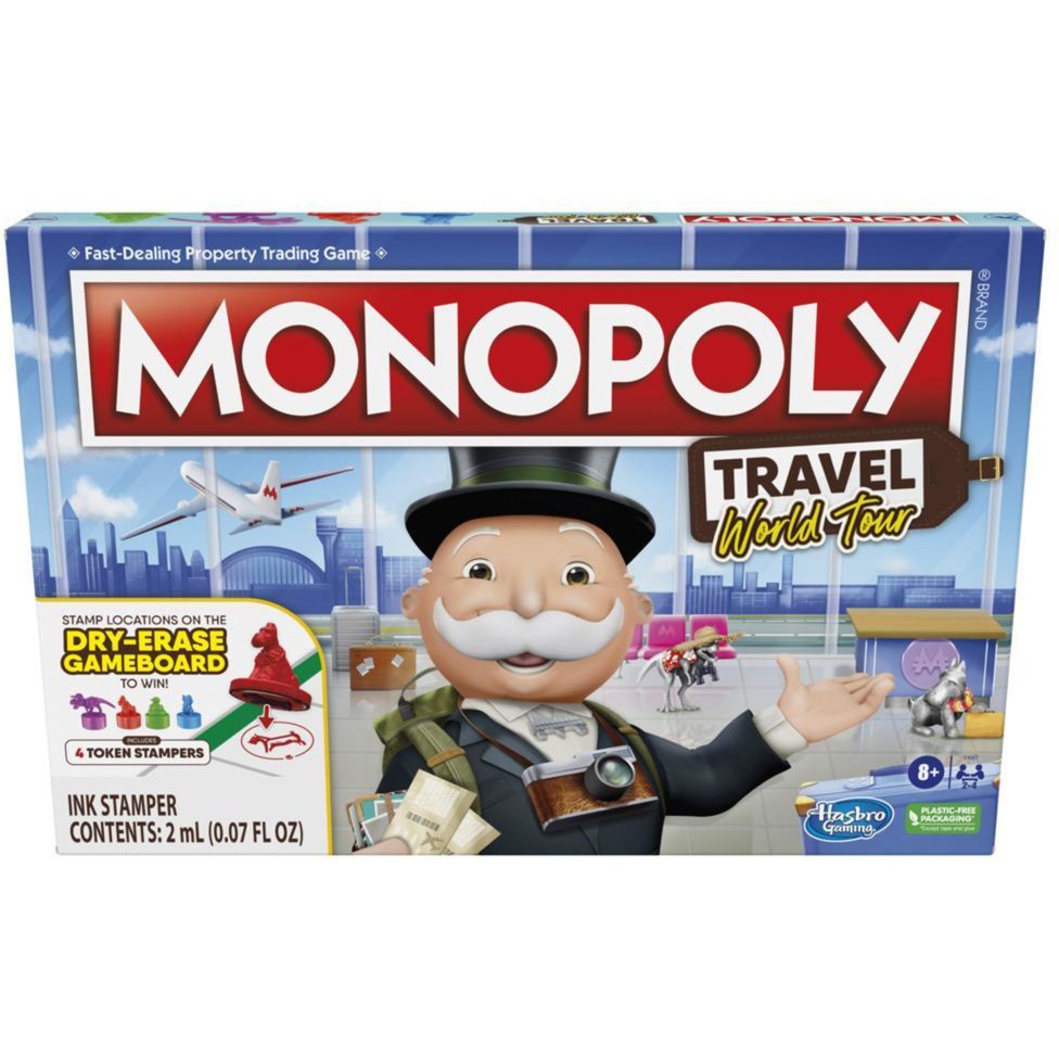 Hasbro Monopoly World Travel Brettspiel