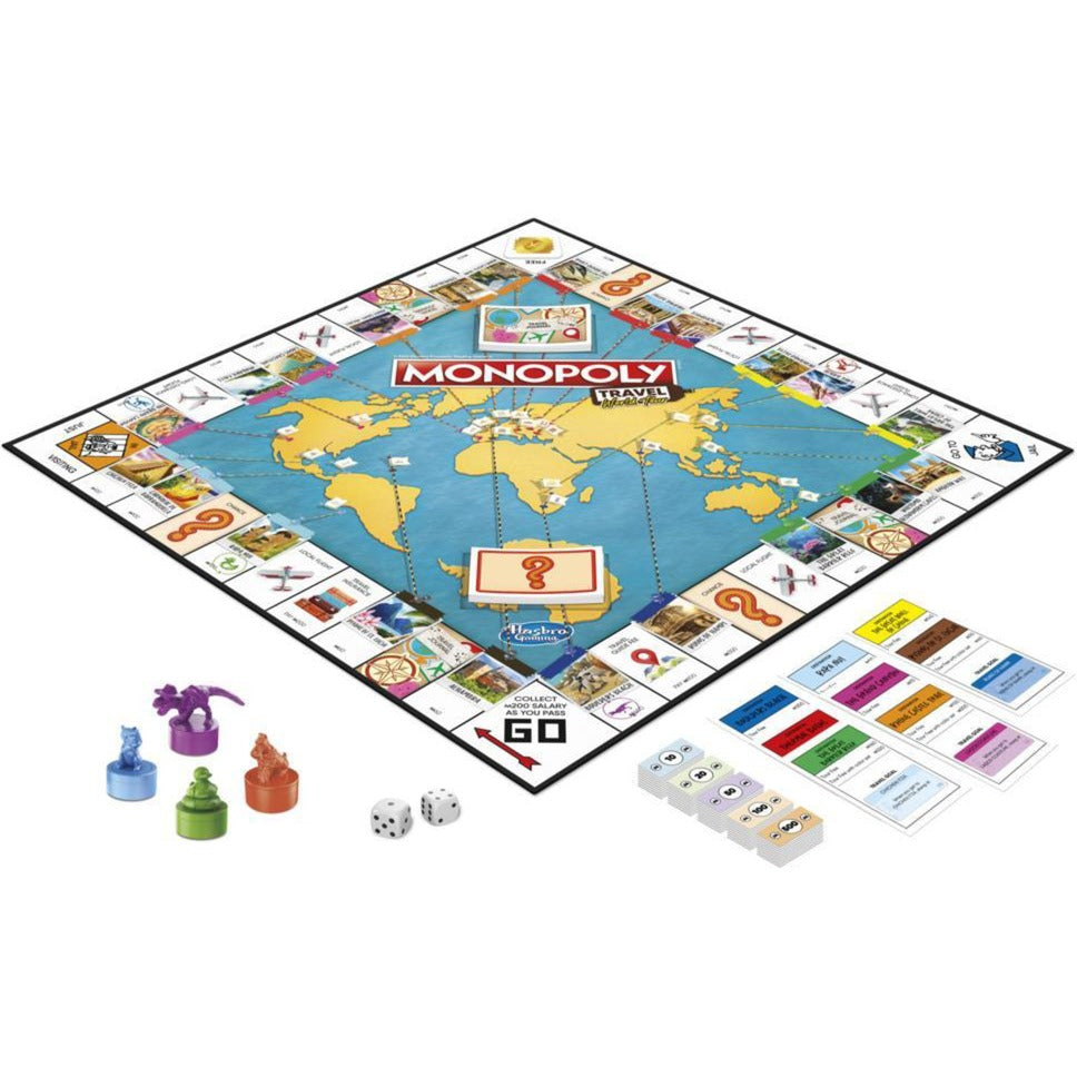 Hasbro Monopoly World Travel Brettspiel