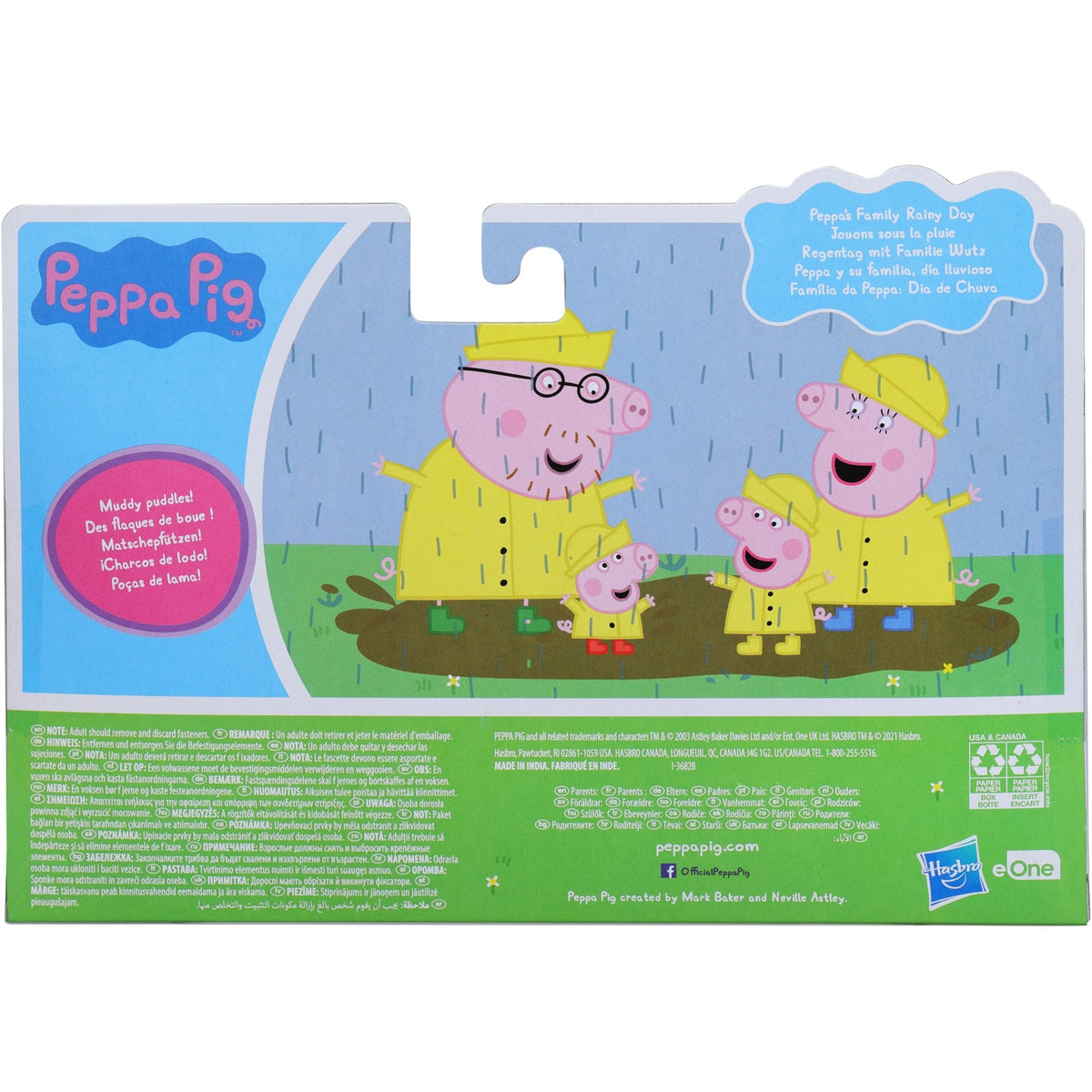Hasbro Peppa's Familie Regentag