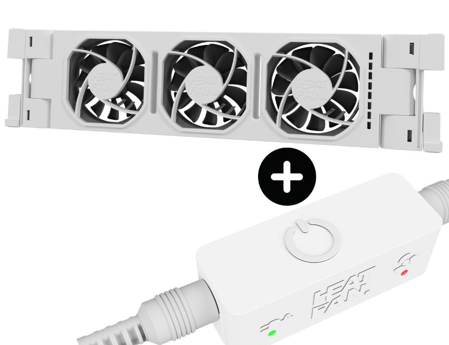 Heatfan 3 - Kühlerlüfter Solo - Weiß + Berührungssensor